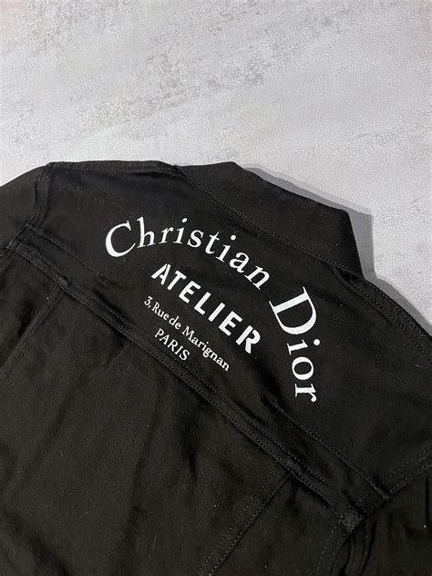 dior atelier denim jacket|christian Dior men's suit jacket.